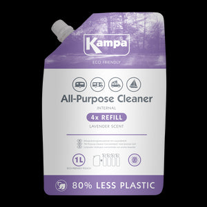 Kampa Eco Friendly Interior All Purpose Cleaner 1L Refill Pouch-Tamworth Camping