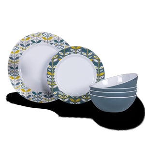 Kampa Dometic Flora 12pc Tableware Set-Tamworth Camping