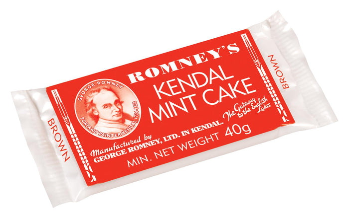 Romneys Kendal Mint Cake  50g SMALL - BROWN BAR