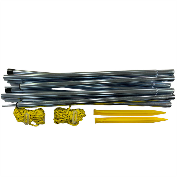 Vanilla Leisure Tent and Awning Canopy Pole Set x2