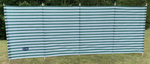 Vanilla Leisure Prestige 5 Pole Striped Windbreak Green-Tamworth Camping