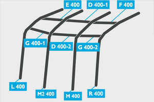 Replacement Air Poles for Kampa Dometic Ace AIR 400 - Pro, Dual Pitch Roof-Tamworth Camping