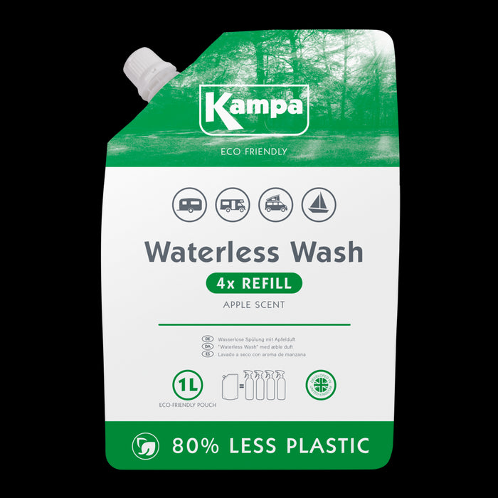 Kampa  Eco Friendly Waterless Wash 1L Refill Pouch