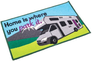 Washable home is where you park it (motor home) mat-Tamworth Camping