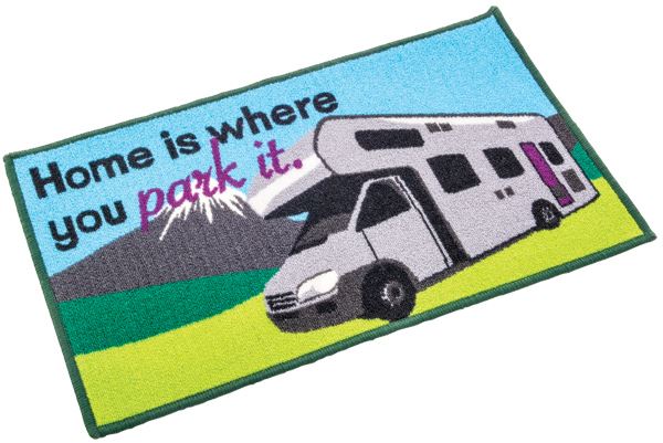 Washable home is where you park it (motor home) mat