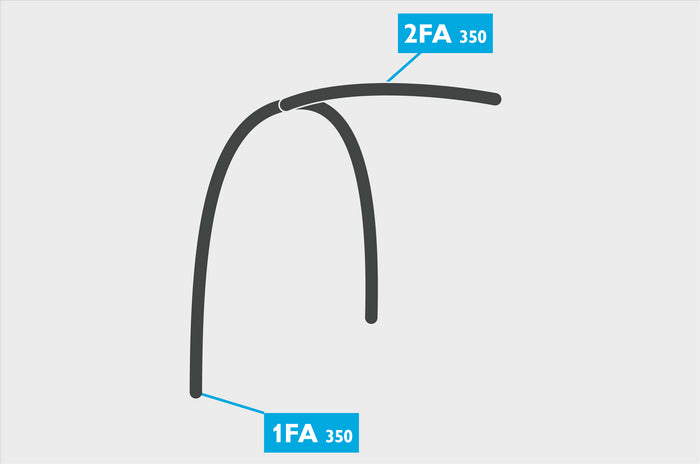 Replacement Air Poles for Kampa Dometic Fiesta AIR 350 - Two Pole