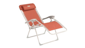 Outwell Ramsgate Folding Relaxer Lounger - Warm Red-Tamworth Camping