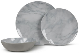 Kampa Marble 12pc Melamine Set-Tamworth Camping