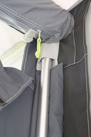 Kampa Deluxe Light Weight Aluminium Rear Upright Poles (Pair)-Tamworth Camping