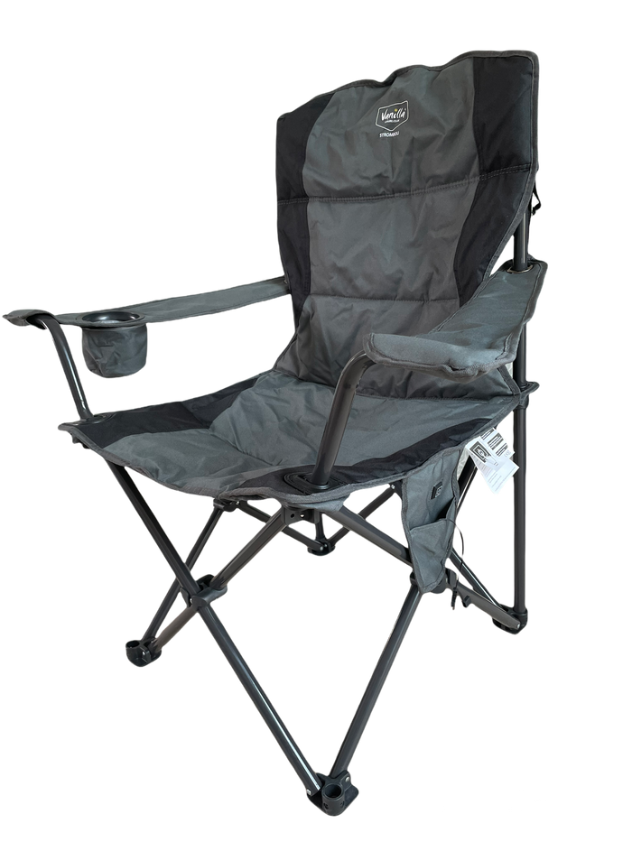 Vanilla Leisure Stromboli Folding Outdoor Chair with Heated Seat and Back