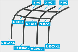 Replacement Air Poles for Kampa Dometic Motor Ace AIR 400XXL - Pro, Sloped Roof-Tamworth Camping