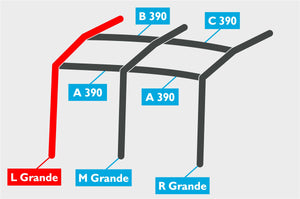 Replacement Air Poles for Kampa Dometic Rally AIR 390 Grande - Dual Pitch Roof-Tamworth Camping