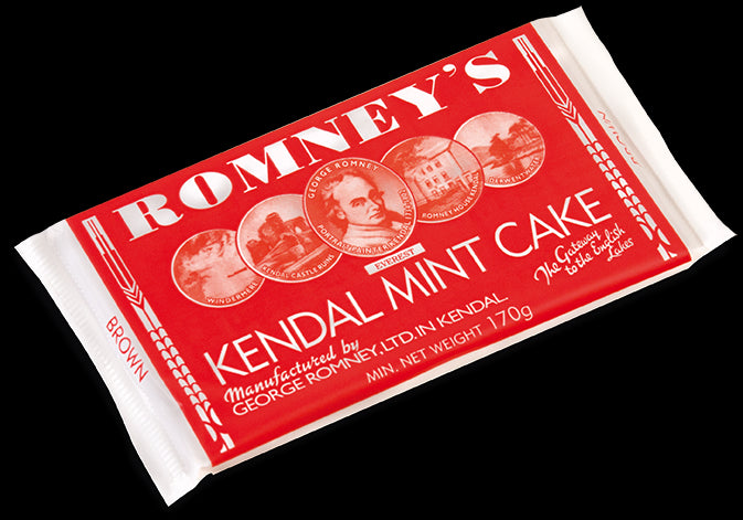 Romneys Kendal Mint Cake  170g LARGE - BROWN BAR
