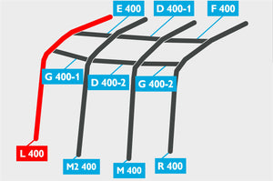 Replacement Air Poles for Kampa Dometic Ace AIR 400 - Pro, Dual Pitch Roof-Tamworth Camping