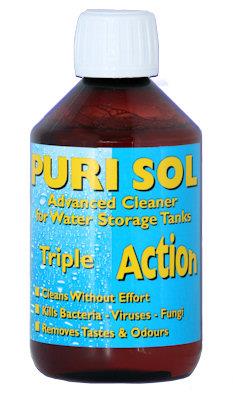 Purisol Water System Cleaner, Steriliser and Deodoriser 300ml Bottle