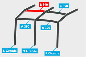 Replacement Air Poles for Kampa Dometic Rally AIR 390 Grande - Dual Pitch Roof-Tamworth Camping