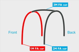 Replacement Air Poles for Kampa Dometic Motor Fiesta AIR 350 - Pro, Sloped Roof-Tamworth Camping