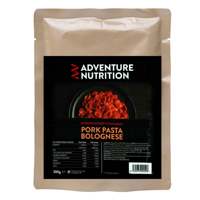 Adventure Nutrition Pork Pasta Bolognese MRE 300g
