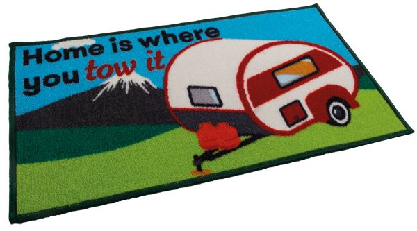 Washable home is where you tow it (caravan) mat