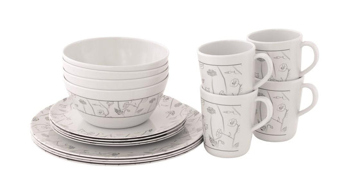 Outwell Dahlia 4 Person Dinner Set