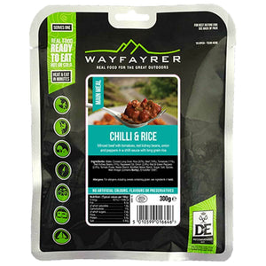 Wayfayrer Chilli Con Carne & Rice Ready-to-Eat Camping Food (Single)-Tamworth Camping