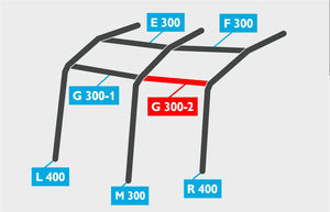 Replacement Air Poles for Kampa Dometic Ace AIR 300 - Pro, Dual Pitch Roof-Tamworth Camping