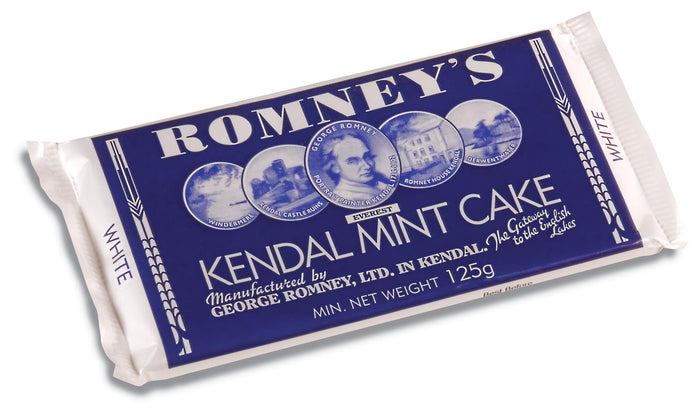 Romneys Kendal Mint Cake  125g STANDARD - WHITE  BAR