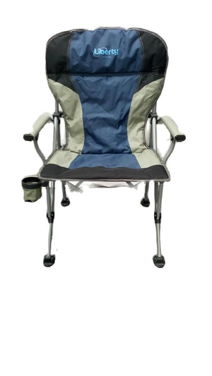 Liberty Leisure Folding Oudoor Camping Chair Blue-Tamworth Camping
