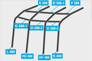 Replacement Air Poles for Kampa Dometic Ace AIR 500 - Pro, Dual Pitch Roof-Tamworth Camping