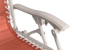 Outwell Ramsgate Folding Relaxer Lounger - Warm Red-Tamworth Camping