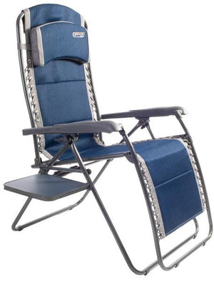 Ragley Pro Relax chair with side table-Tamworth Camping