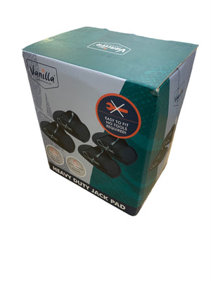 Vanilla Leisure Heavy Duty Jack Pad pack of 4:-Tamworth Camping