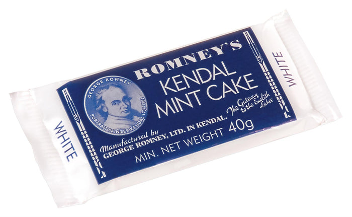 Romneys Kendal Mint Cake  50g SMALL - WHITE BAR