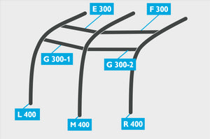 Replacement Air Poles for Kampa Dometic Ace AIR 300 - Pro, Sloped Roof-Tamworth Camping