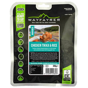 Wayfayrer Chicken Tikka & Rice Ready-to-Eat Camping Food (Single)-Tamworth Camping