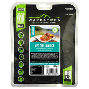 Wayfayrer Vegetable Chilli Ready-to-Eat Camping Food (Single)-Tamworth Camping